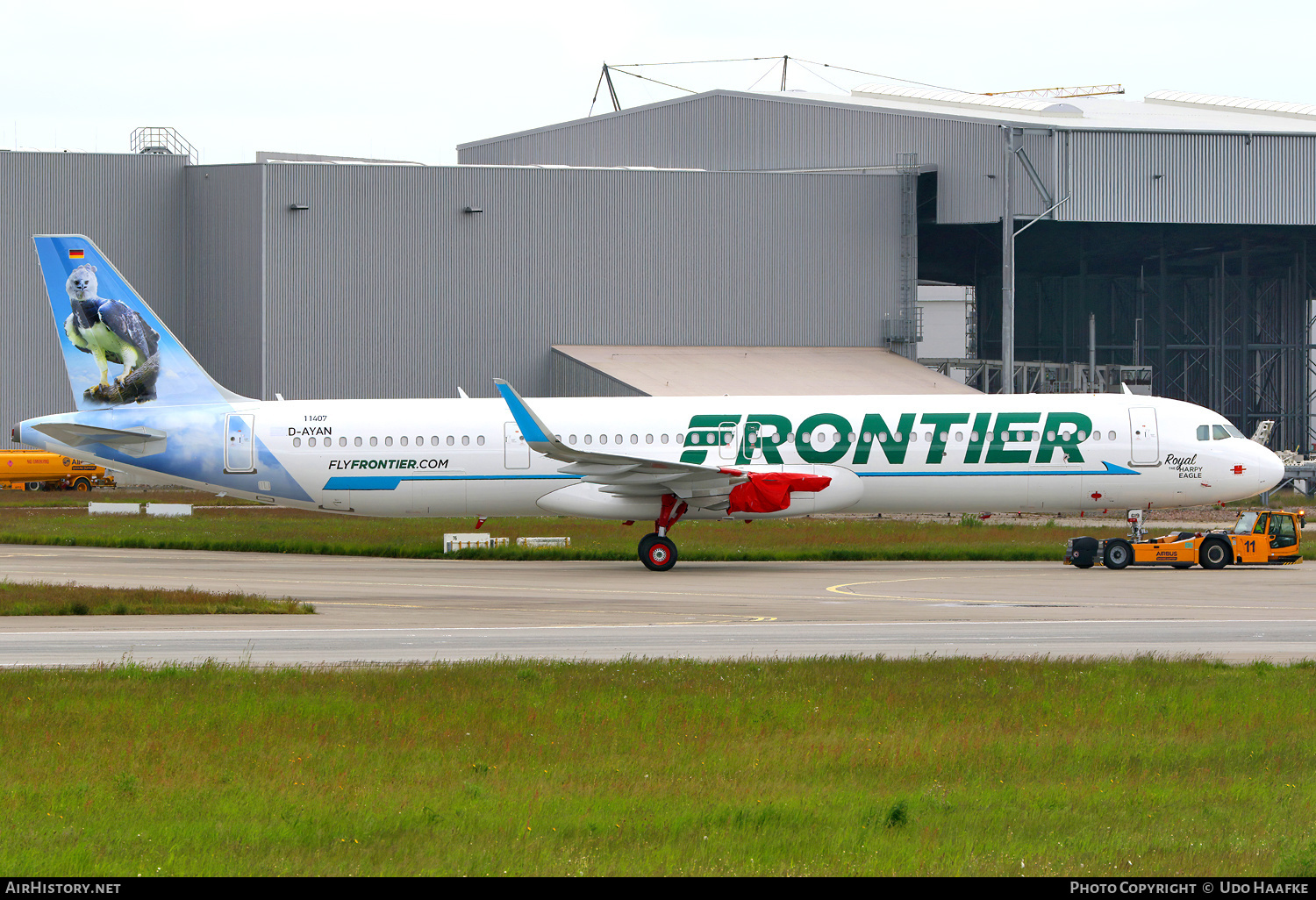 Aircraft Photo of D-AYAN | Airbus A321-271NX | Frontier Airlines | AirHistory.net #573875