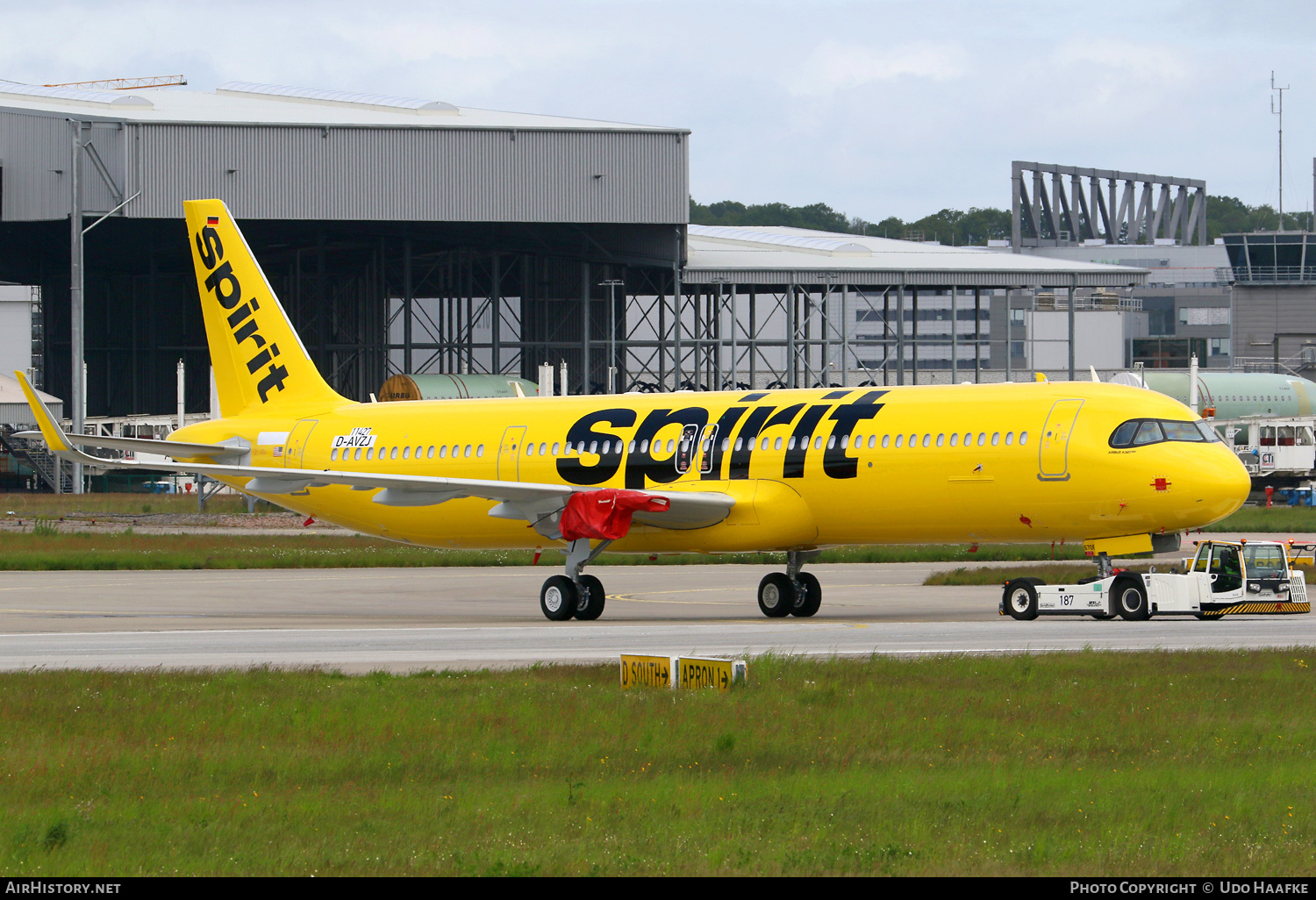 Aircraft Photo of D-AVZJ / N706NK | Airbus A321-271NX | Spirit Airlines | AirHistory.net #573881
