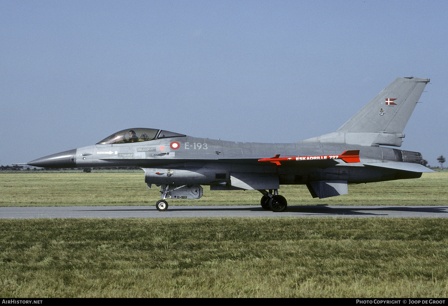 Aircraft Photo of E-193 | General Dynamics F-16A Fighting Falcon | Denmark - Air Force | AirHistory.net #573921
