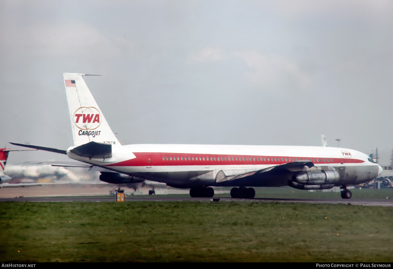 Aircraft Photo of N791TW | Boeing 707-331C | Trans World Airlines - TWA Cargojet | AirHistory.net #573938