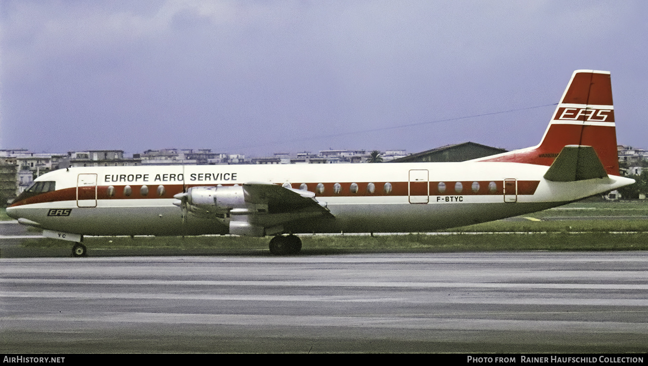 Aircraft Photo of F-BTYC | Vickers 952 Vanguard | EAS - Europe Aero Service | AirHistory.net #573948