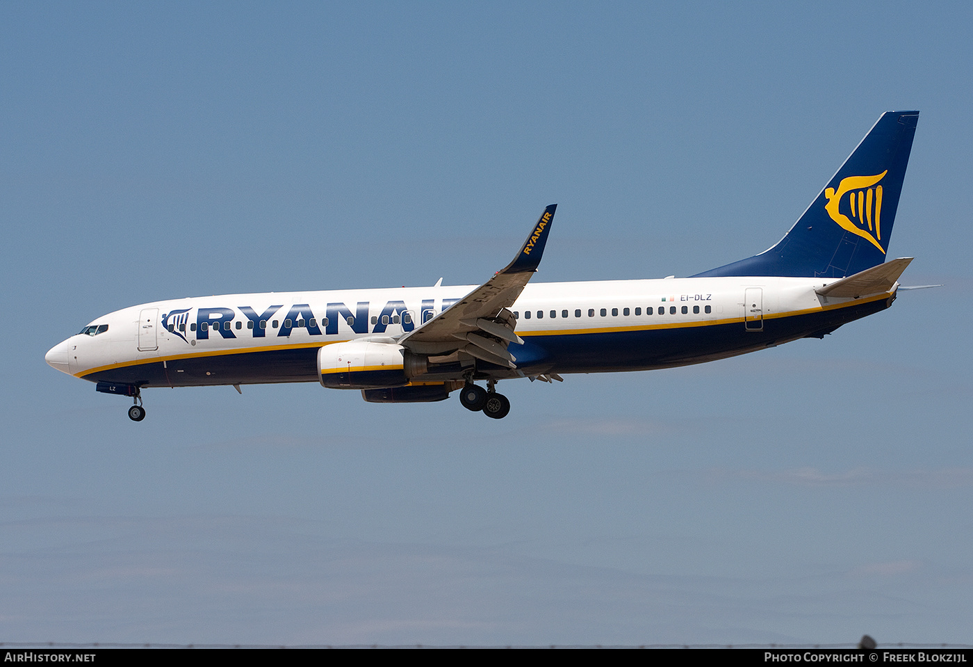 Aircraft Photo of EI-DLZ | Boeing 737-8AS | Ryanair | AirHistory.net #573962