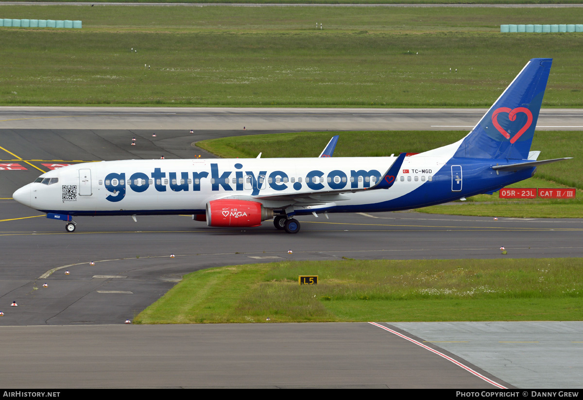 Aircraft Photo of TC-MGD | Boeing 737-8K5 | MGA - Mavi Gok Aviation | AirHistory.net #573976