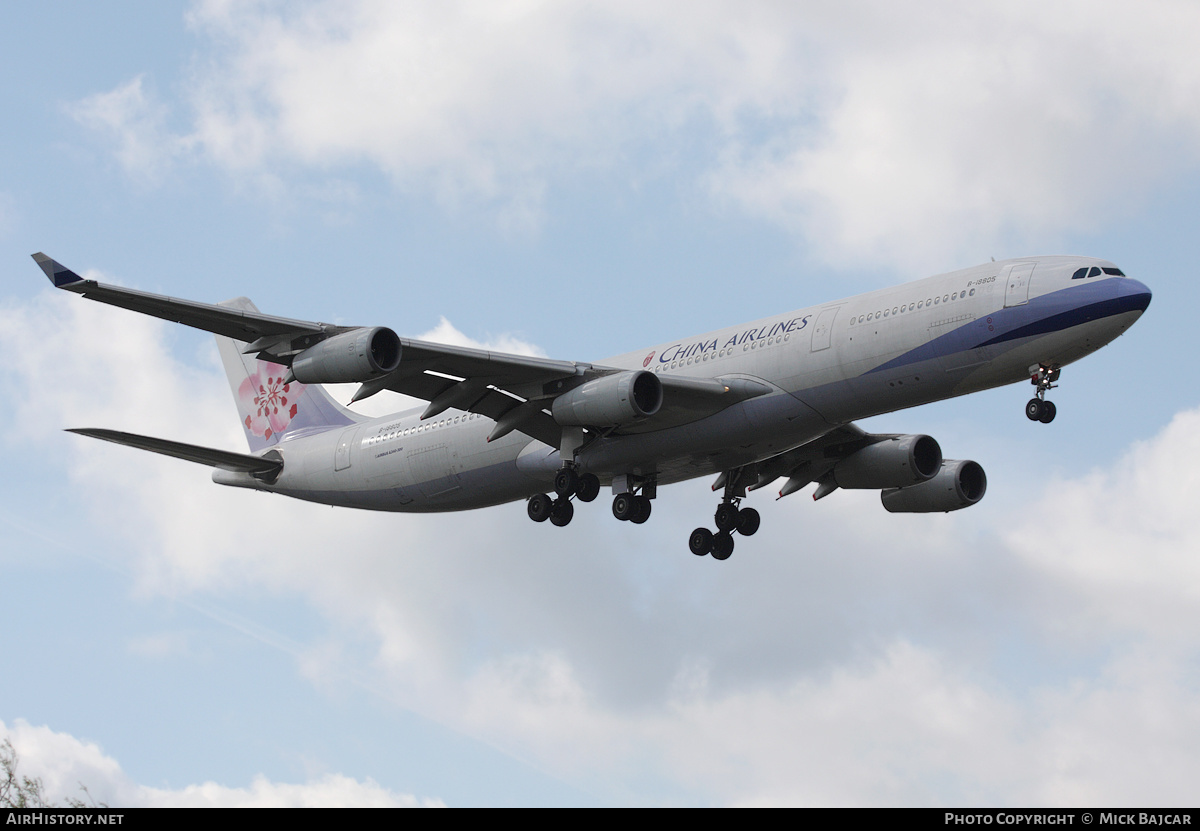 Aircraft Photo of B-18805 | Airbus A340-313 | China Airlines | AirHistory.net #573978