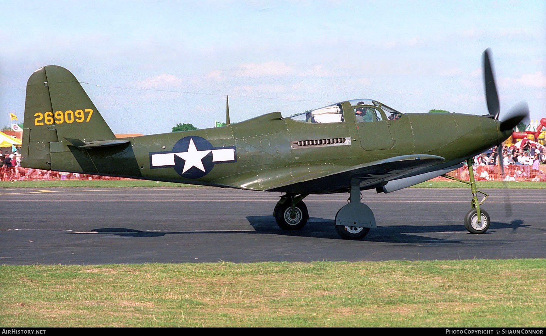 Aircraft Photo of G-BTWR / 269097 | Bell P-63A Kingcobra | USA - Air Force | AirHistory.net #573980