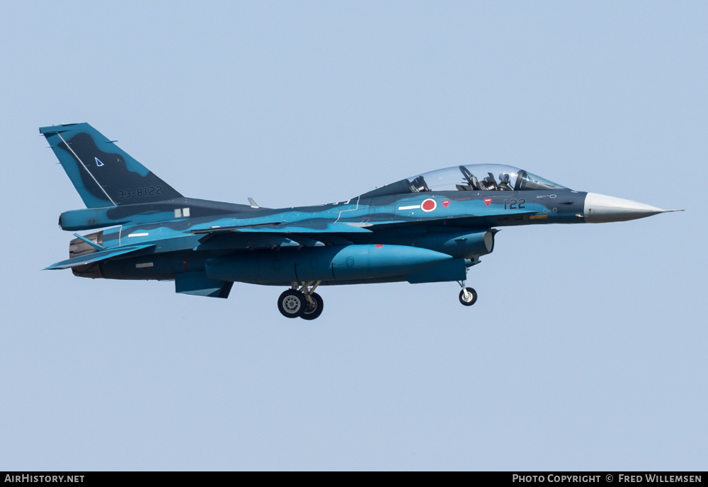 Aircraft Photo of 33-8122 | Mitsubishi F-2B | Japan - Air Force | AirHistory.net #574009