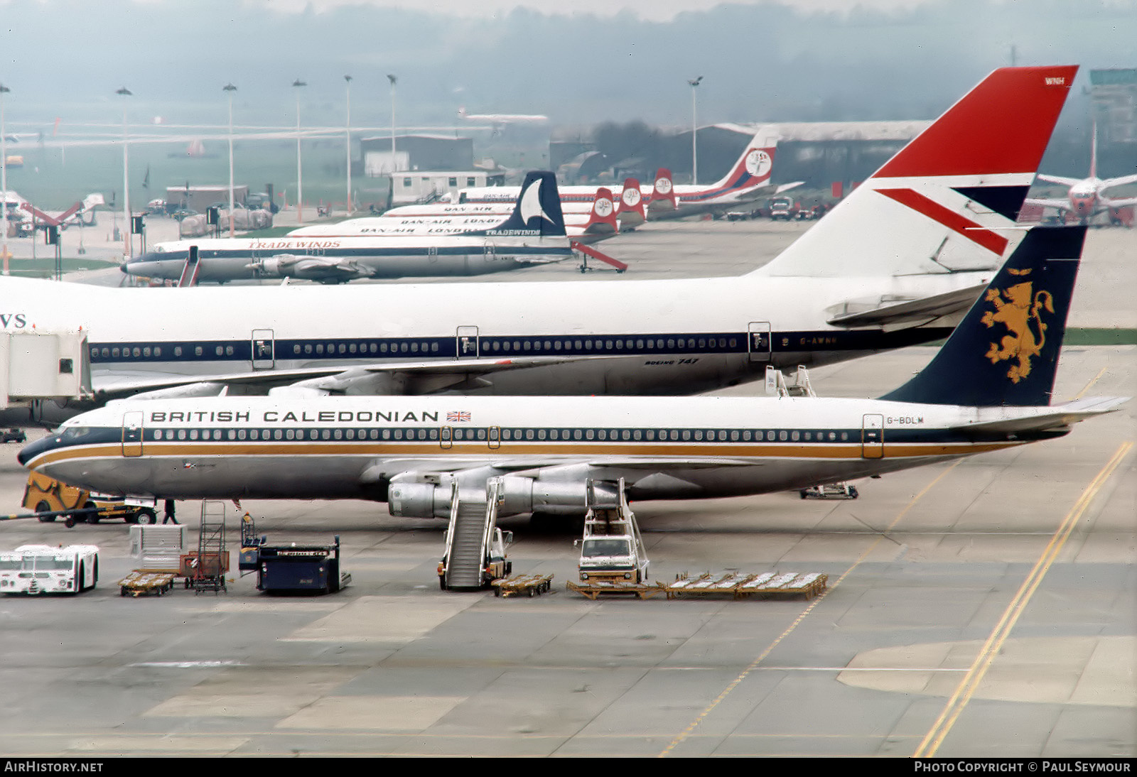 Aircraft Photo of G-BDLM | Boeing 707-338C | British Caledonian Airways | AirHistory.net #574046