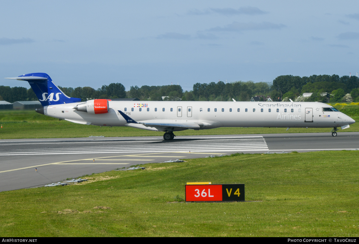 Aircraft Photo of EI-FPN | Bombardier CRJ-900LR (CL-600-2D24) | Scandinavian Airlines - SAS | AirHistory.net #574056