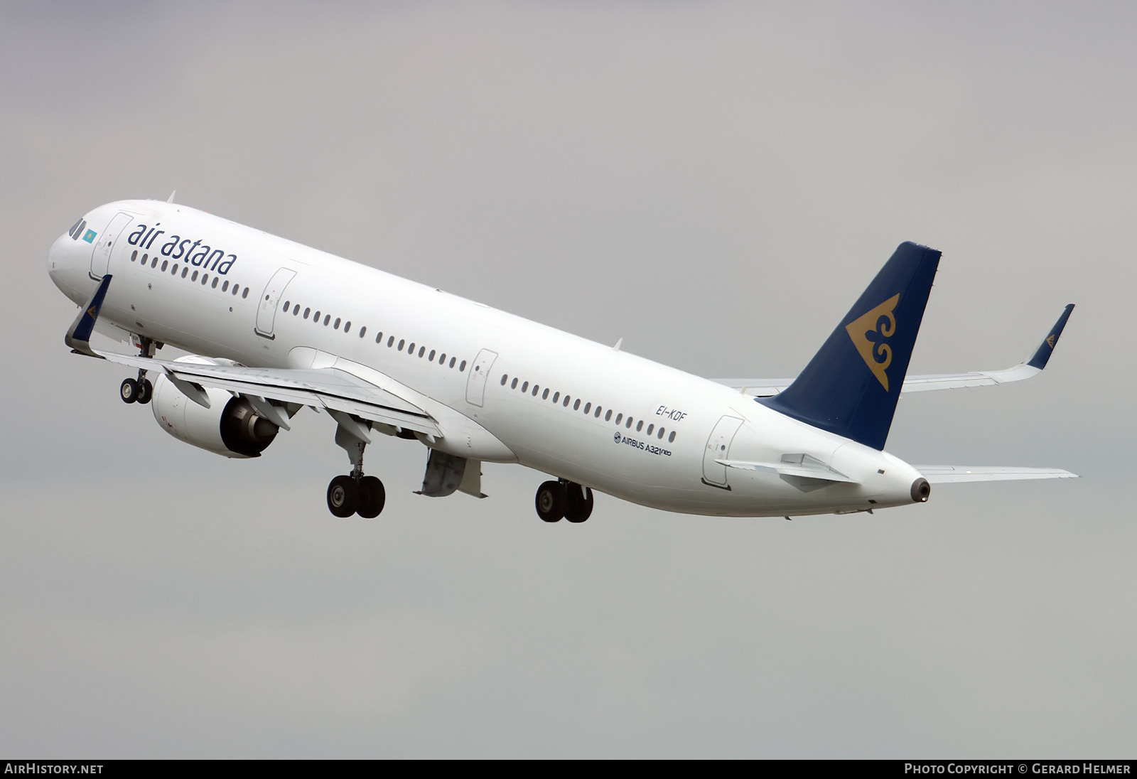 Aircraft Photo of EI-KDF | Airbus A321-271N | Air Astana | AirHistory.net #574084