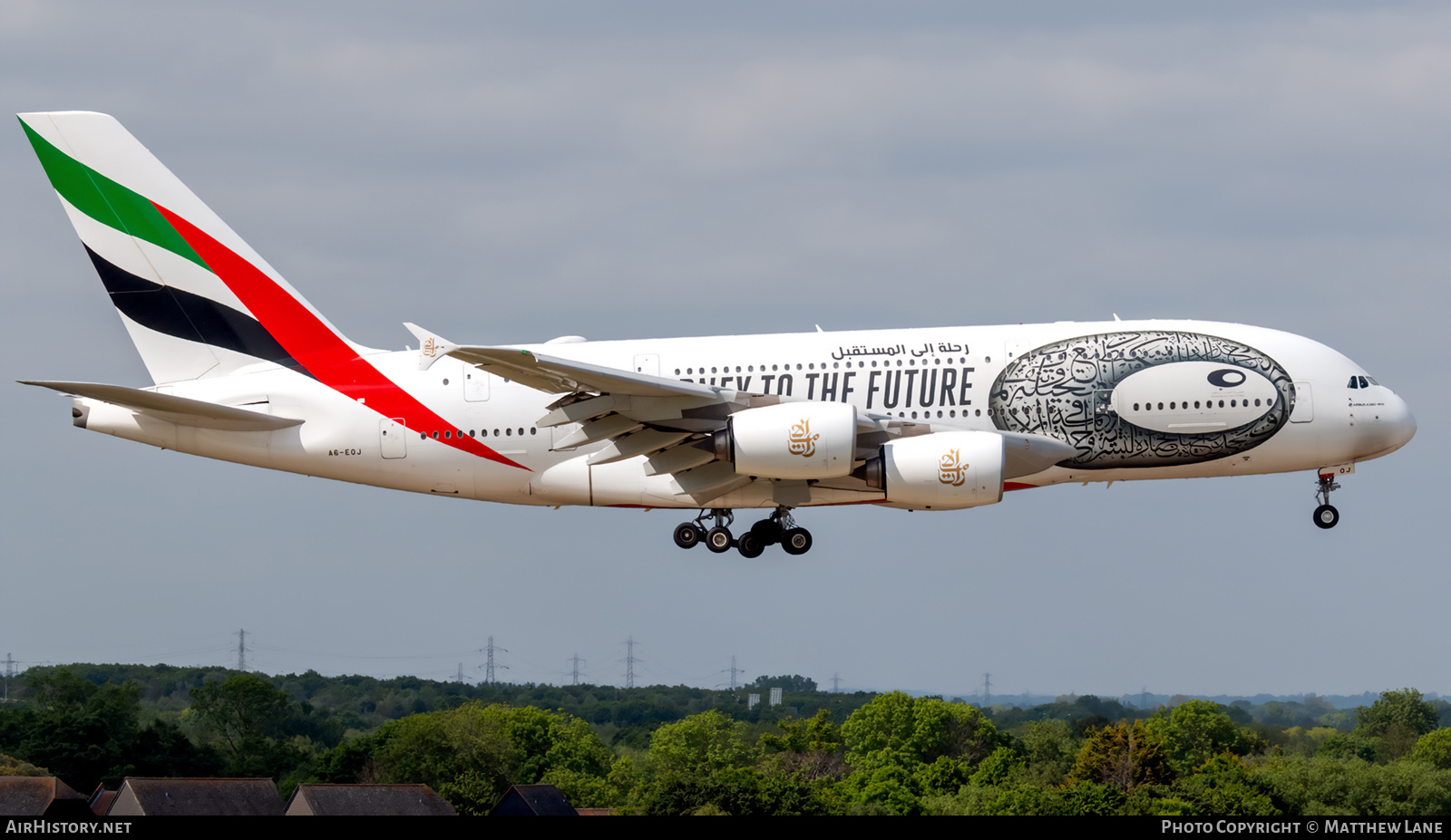 Aircraft Photo of A6-EOJ | Airbus A380-861 | Emirates | AirHistory.net #574090