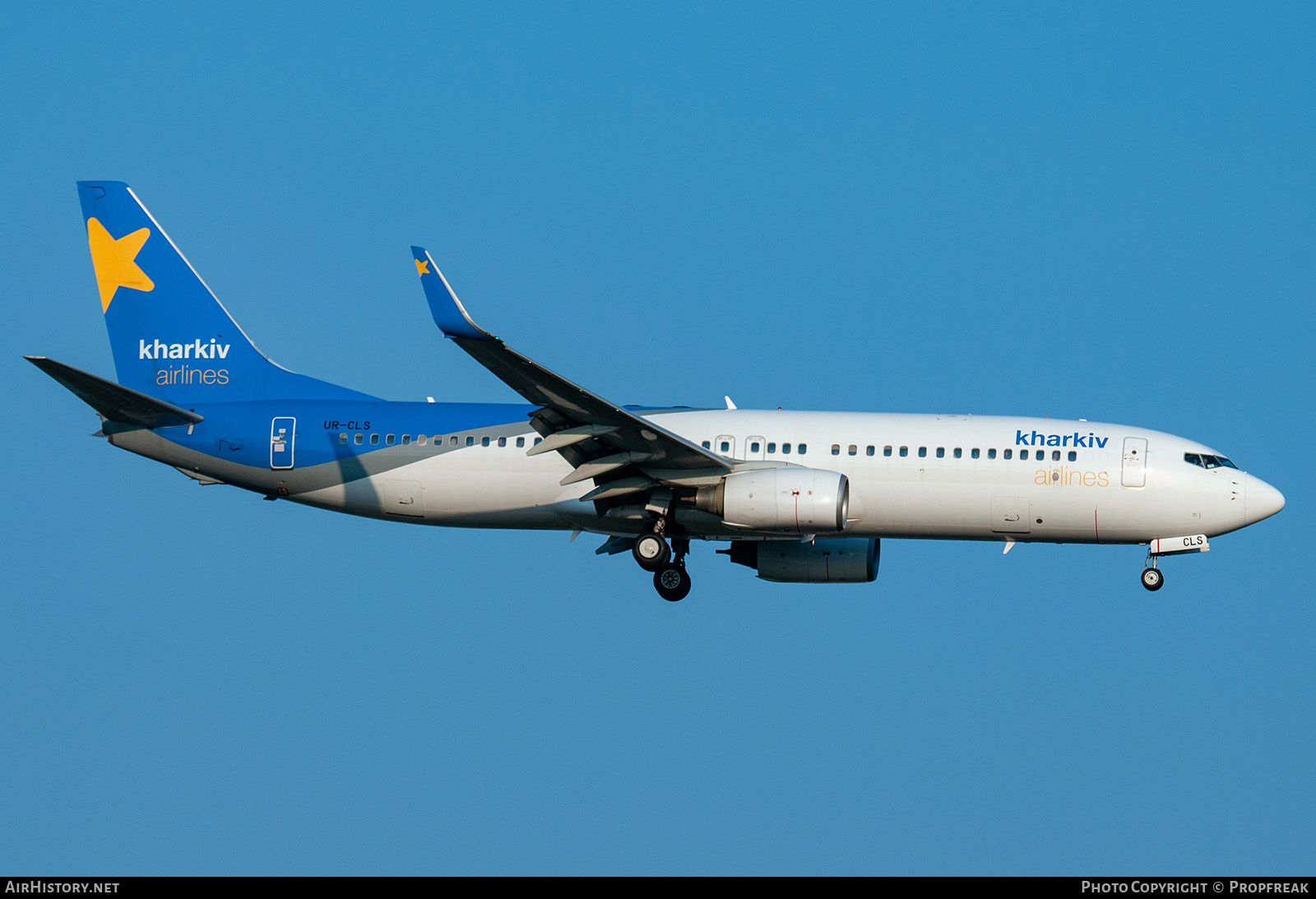 Aircraft Photo of UR-CLS | Boeing 737-8Q8 | Kharkiv Airlines | AirHistory.net #574112