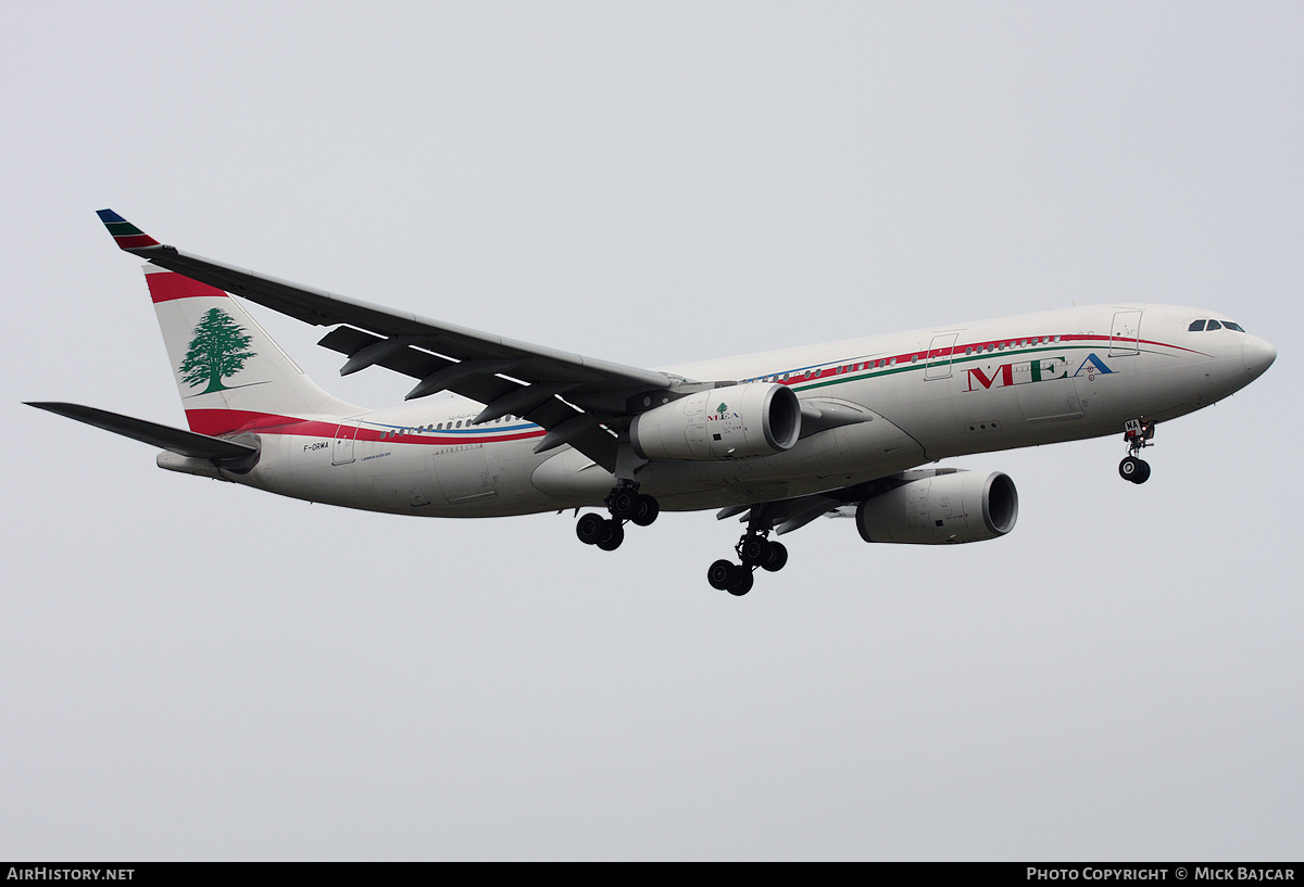 Aircraft Photo of F-ORMA | Airbus A330-243 | MEA - Middle East Airlines | AirHistory.net #574126