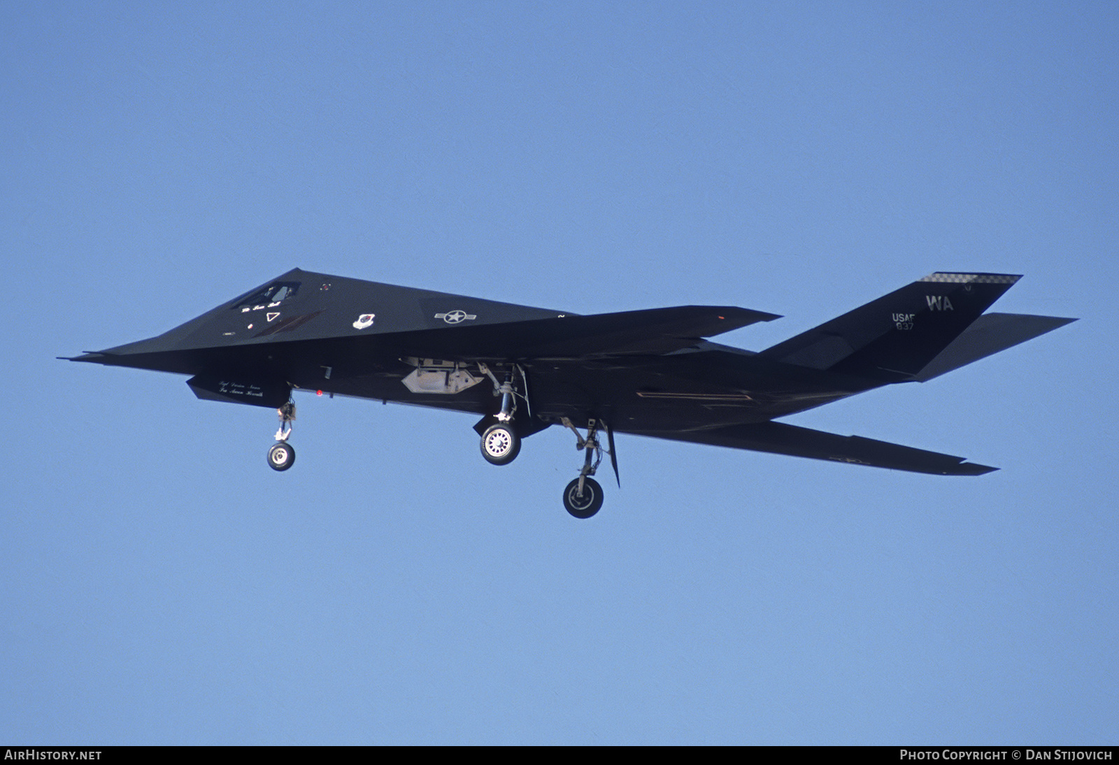 Aircraft Photo of 86-0837 / USAF837 | Lockheed F-117A Nighthawk | USA - Air Force | AirHistory.net #574138