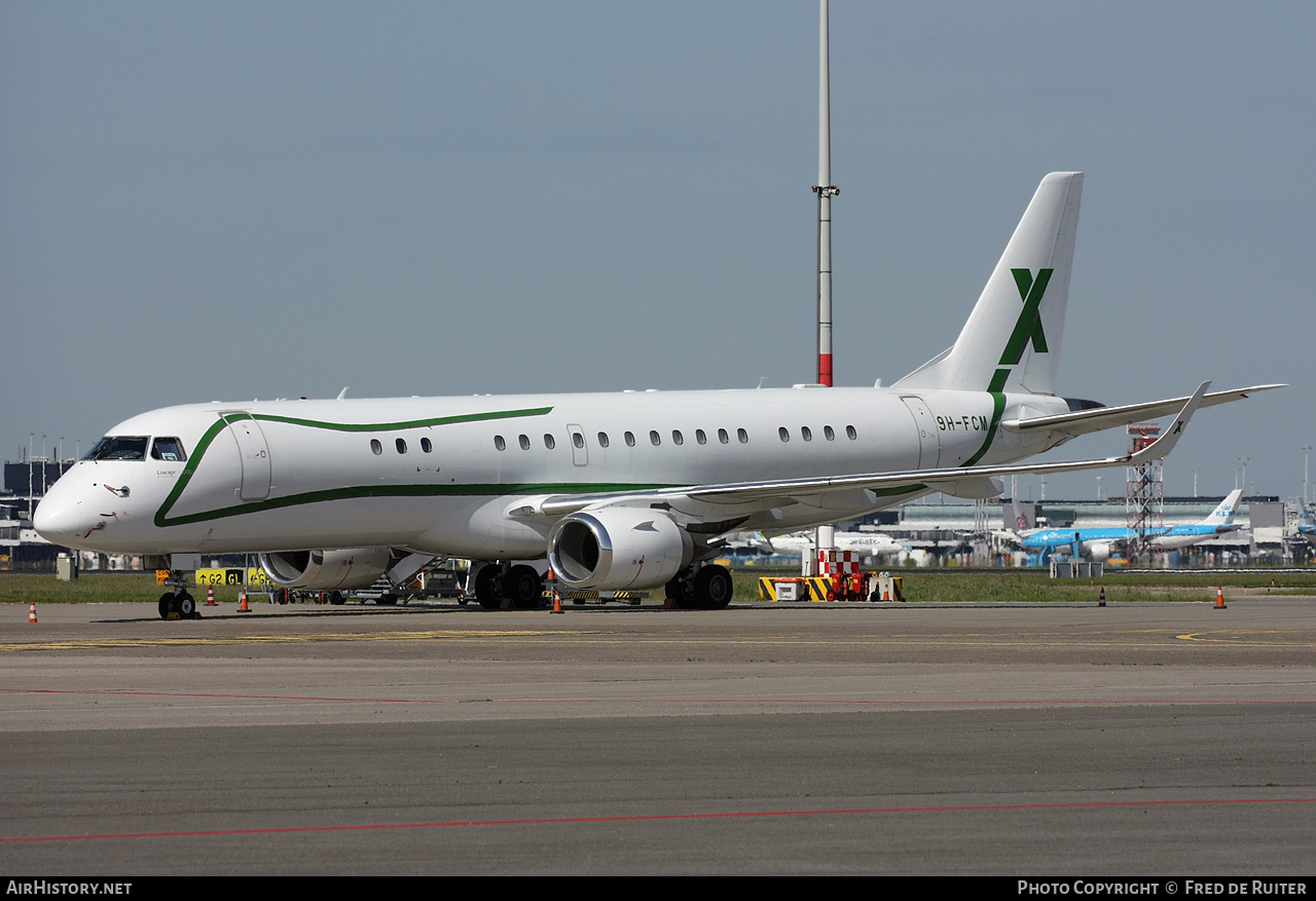 Aircraft Photo of 9H-FCM | Embraer Lineage 1000 (ERJ-190-100ECJ) | AirX Charter | AirHistory.net #574148