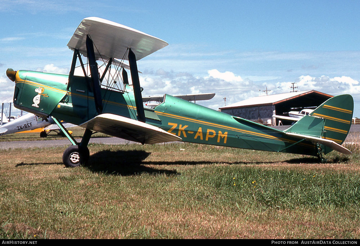 Aircraft Photo of ZK-APM | De Havilland D.H. 82A Tiger Moth | AirHistory.net #574158