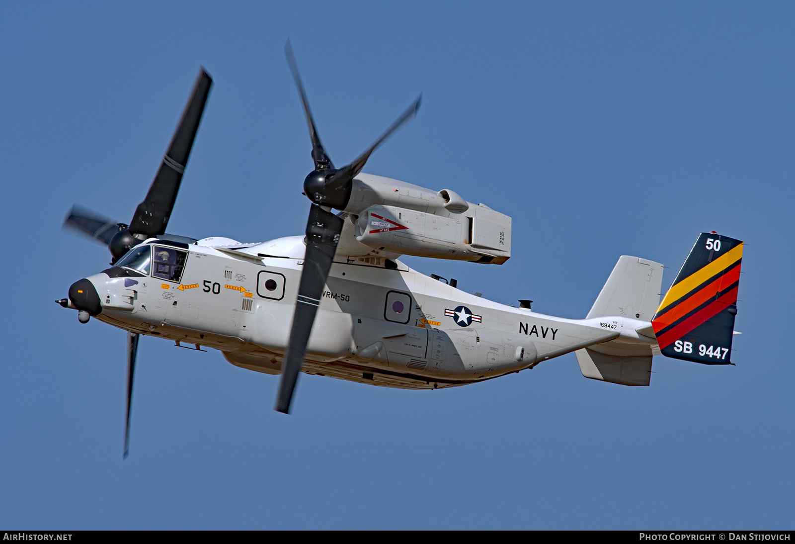 Aircraft Photo of 169447 / 9447 | Bell-Boeing CMV-22B Osprey | USA - Navy | AirHistory.net #574162