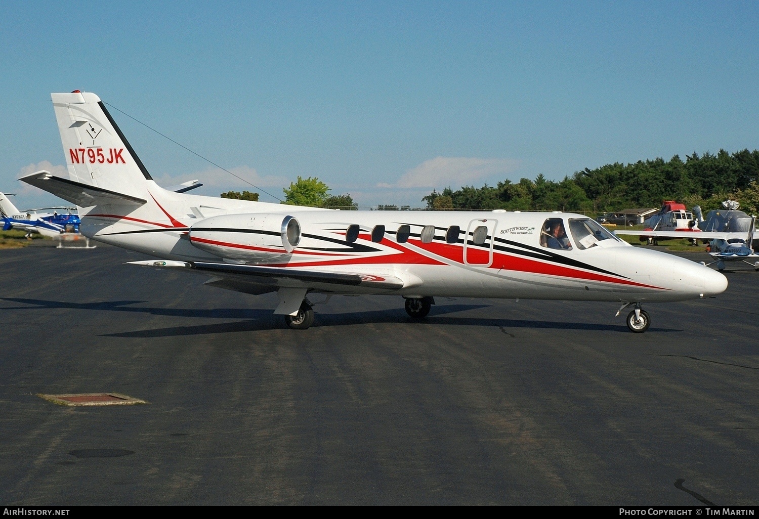 Aircraft Photo of N795JK | Cessna 550 Citation II | Southwest Fencing and Supply | AirHistory.net #574164