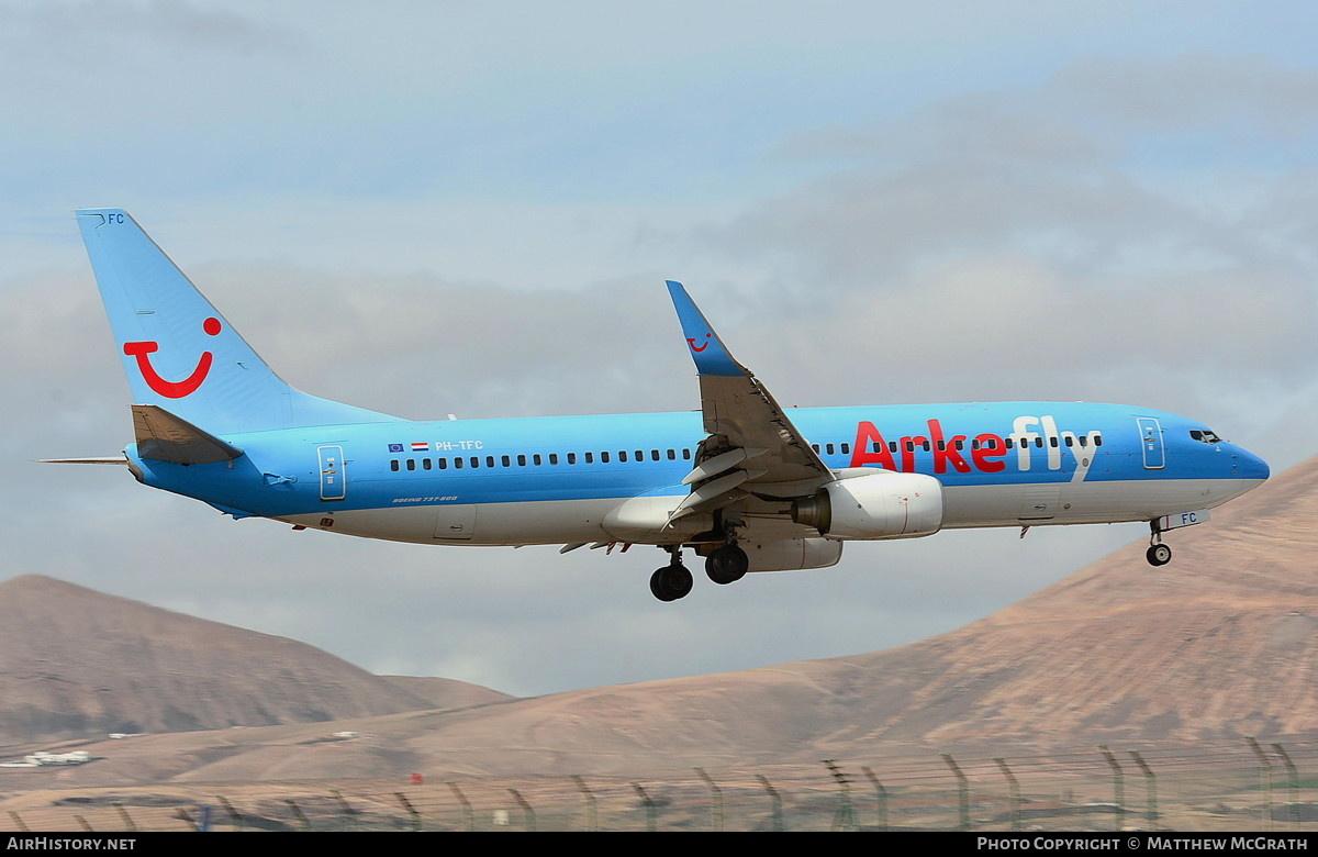 Aircraft Photo of PH-TFC | Boeing 737-8K5 | ArkeFly | AirHistory.net #574183