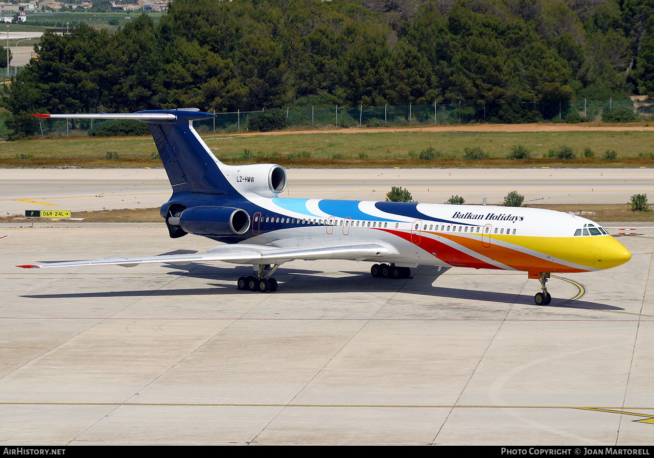 Aircraft Photo of LZ-HMW | Tupolev Tu-154M | Balkan Holidays Air - BH Air | AirHistory.net #574226