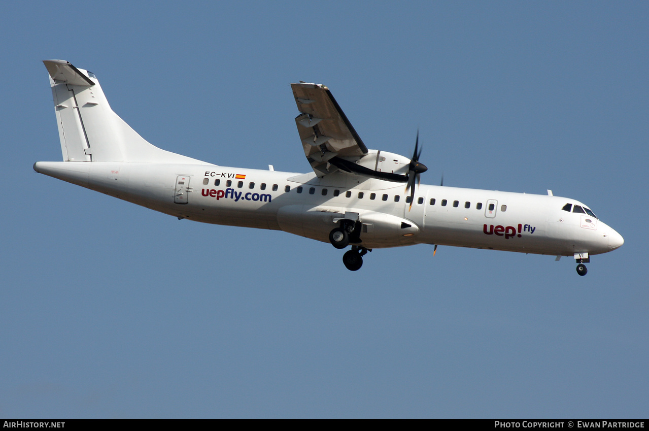 Aircraft Photo of EC-KVI | ATR ATR-72-500 (ATR-72-212A) | Uep!Fly | AirHistory.net #574231