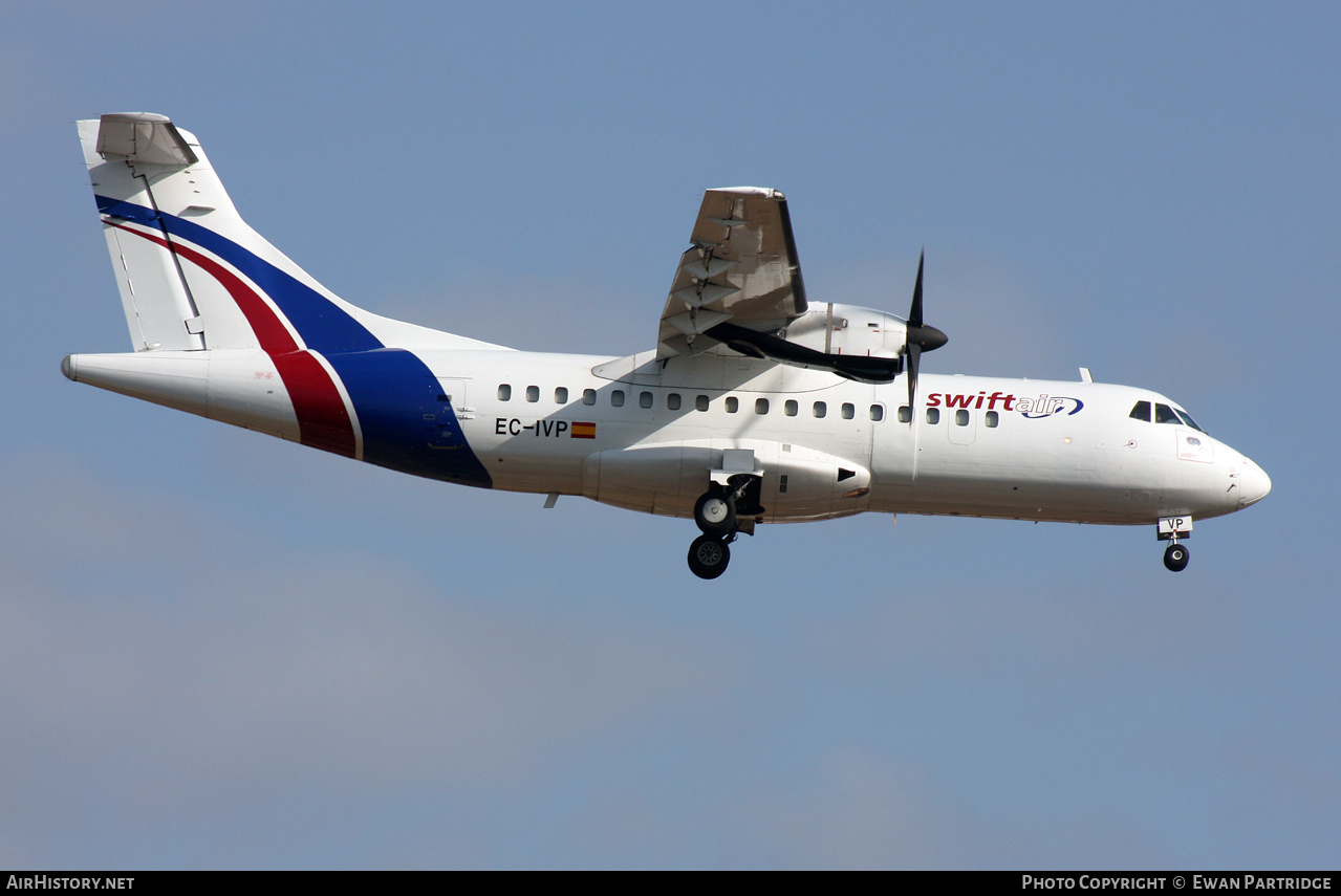 Aircraft Photo of EC-IVP | ATR ATR-42-300 | Swiftair | AirHistory.net #574238