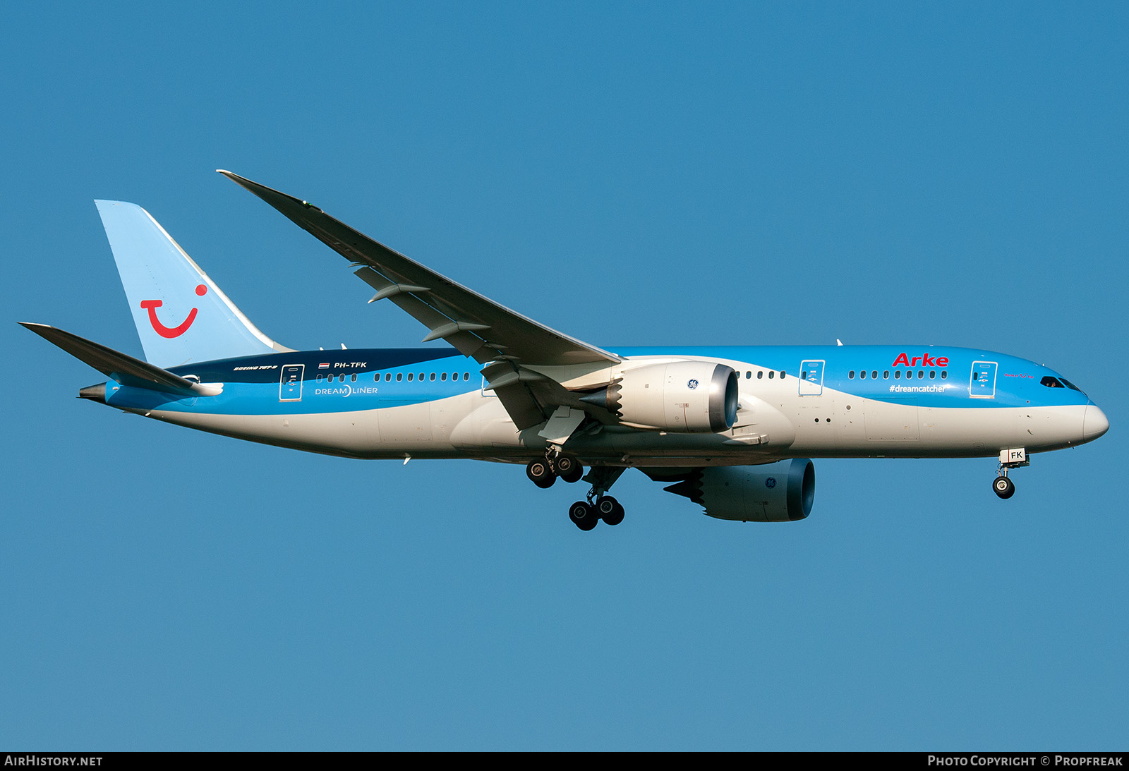 Aircraft Photo of PH-TFK | Boeing 787-8 Dreamliner | Arke | AirHistory.net #574250