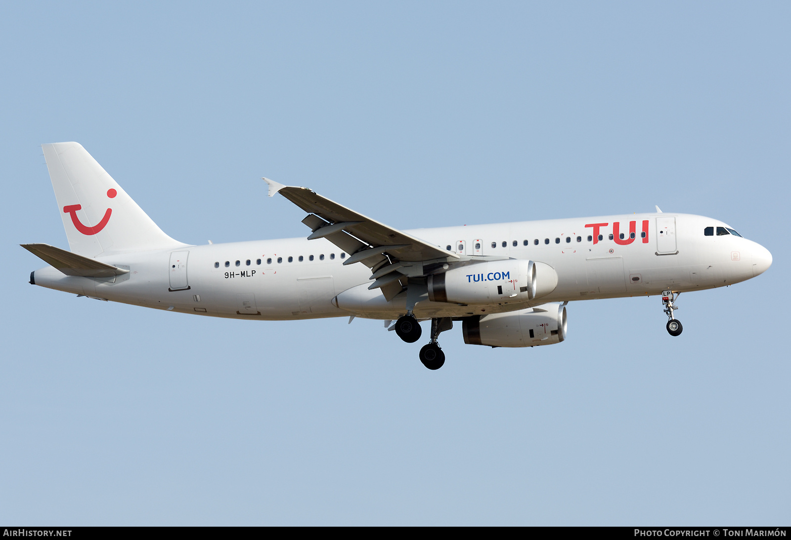 Aircraft Photo of 9H-MLP | Airbus A320-232 | TUI | AirHistory.net #574253