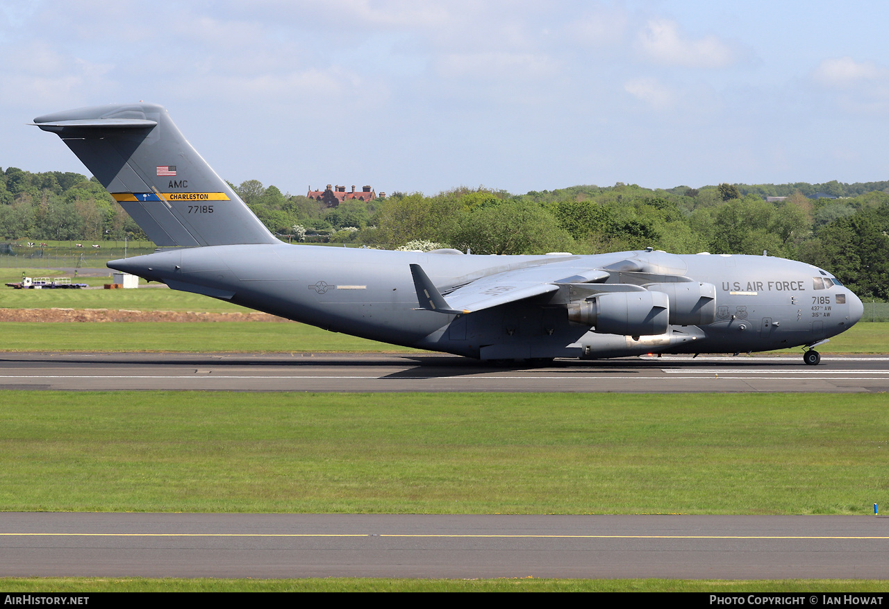Aircraft Photo of 07-7185 / 77185 | Boeing C-17A Globemaster III | USA - Air Force | AirHistory.net #574256