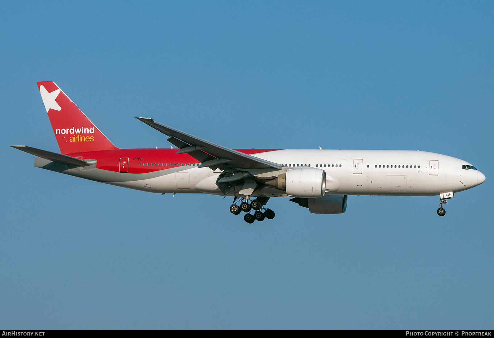 Aircraft Photo of VP-BJB | Boeing 777-21B/ER | Nordwind Airlines | AirHistory.net #574265