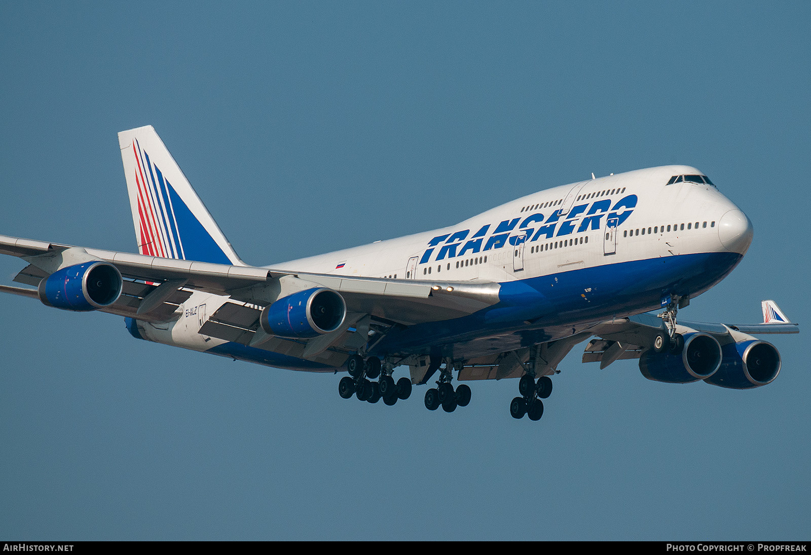 Aircraft Photo of EI-XLZ | Boeing 747-444 | Transaero Airlines | AirHistory.net #574266