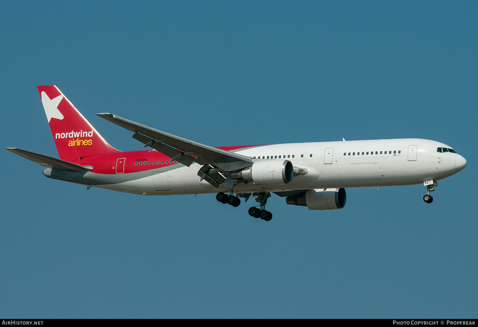 Aircraft Photo of VQ-BRA | Boeing 767-33A/ER | Nordwind Airlines | AirHistory.net #574269