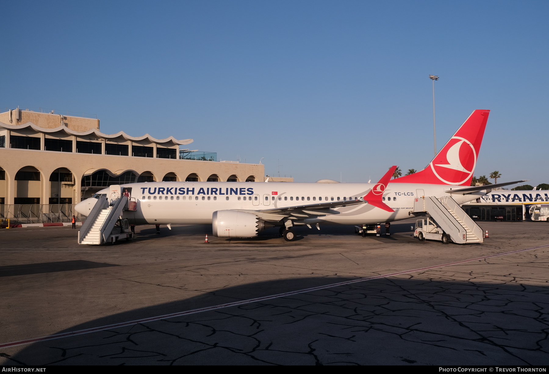 Aircraft Photo of TC-LCS | Boeing 737-8 Max 8 | Turkish Airlines | AirHistory.net #574289