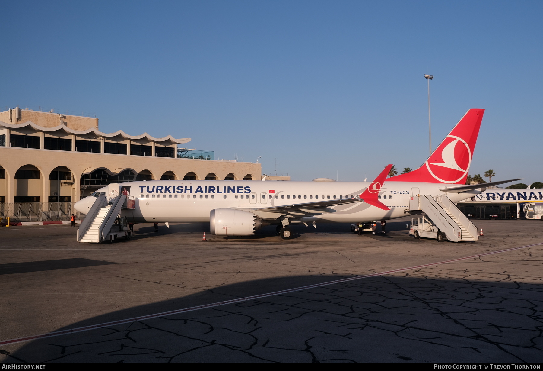 Aircraft Photo of TC-LCS | Boeing 737-8 Max 8 | Turkish Airlines | AirHistory.net #574289