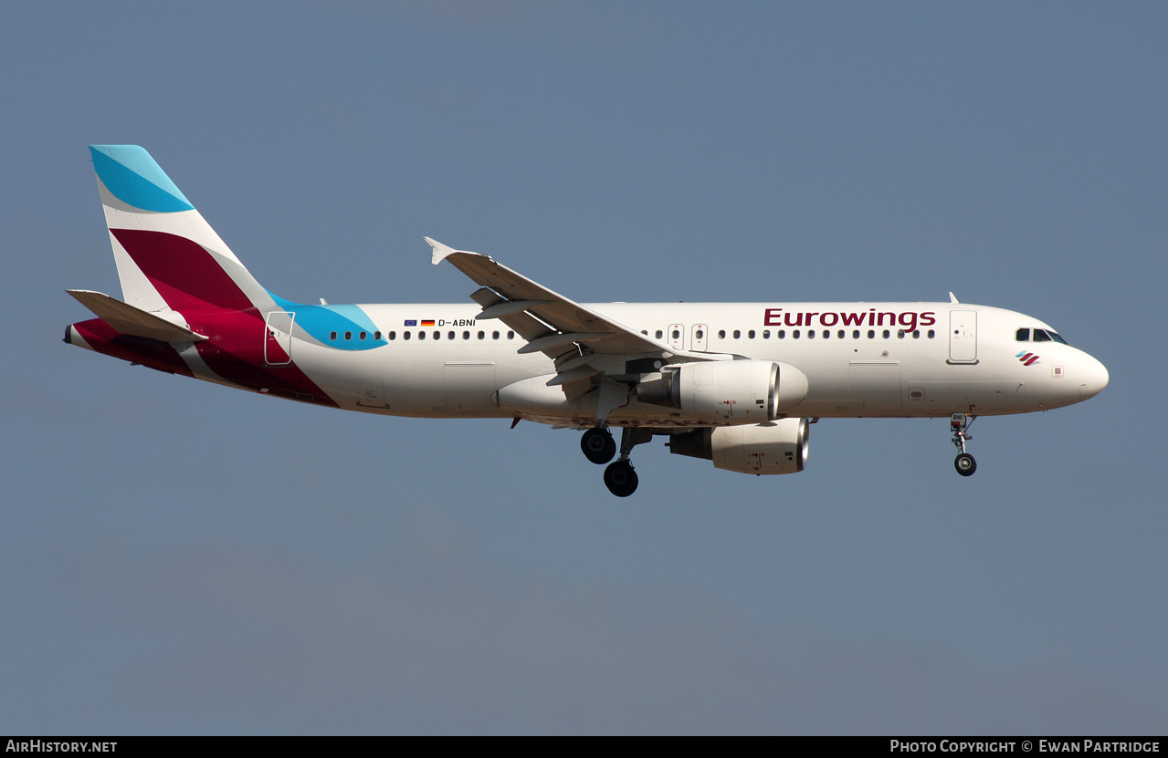Aircraft Photo of D-ABNI | Airbus A320-214 | Eurowings | AirHistory.net #574292