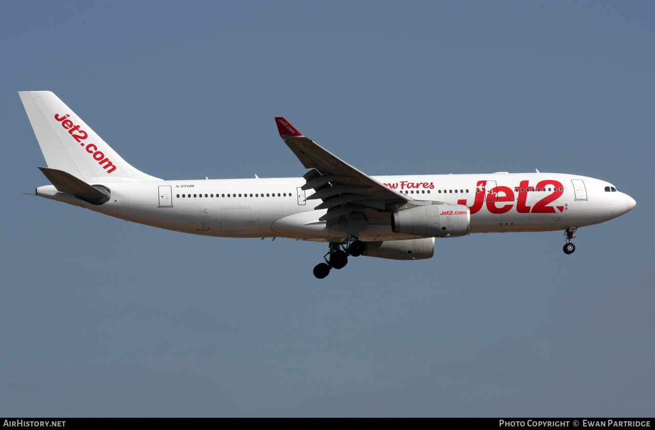 Aircraft Photo of G-VYGM | Airbus A330-243 | Jet2 | AirHistory.net #574304