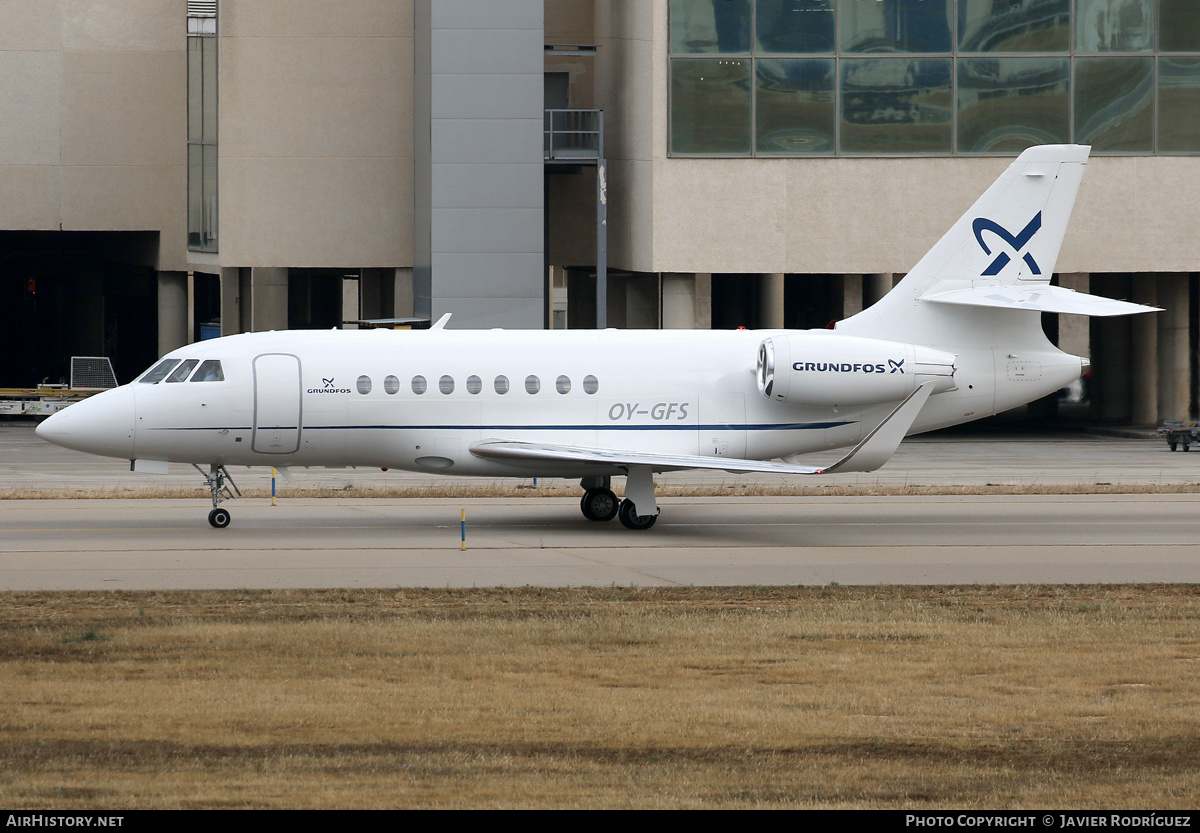 Aircraft Photo of OY-GFS | Dassault Falcon 2000LX | Grundfos | AirHistory.net #574326