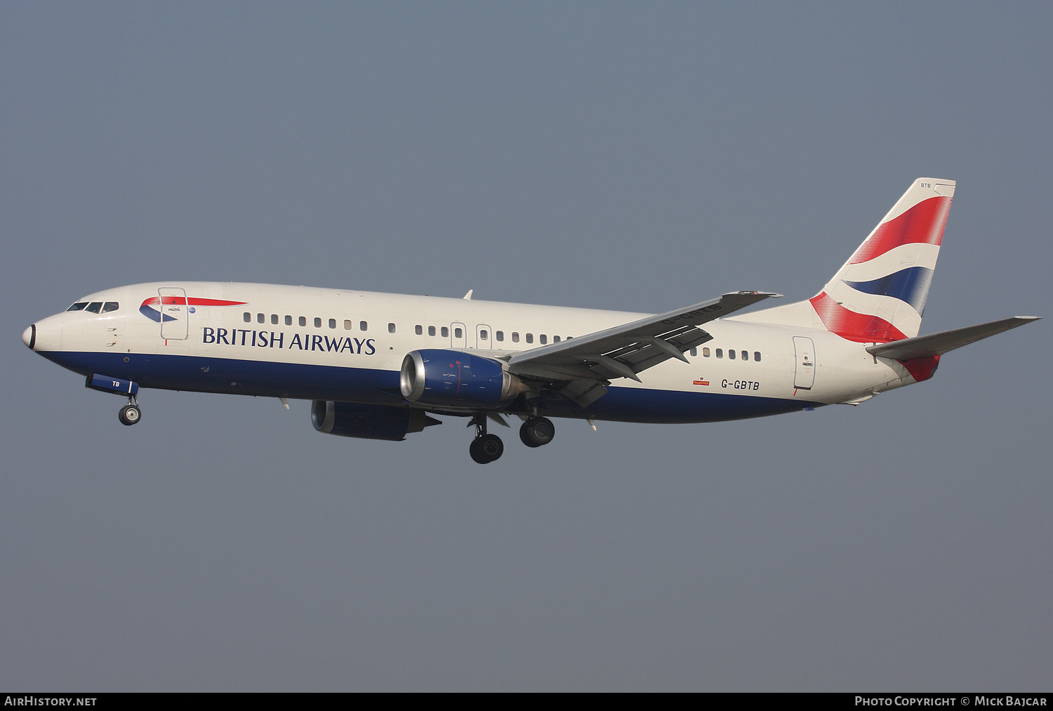 Aircraft Photo of G-GBTB | Boeing 737-436 | British Airways | AirHistory.net #574343