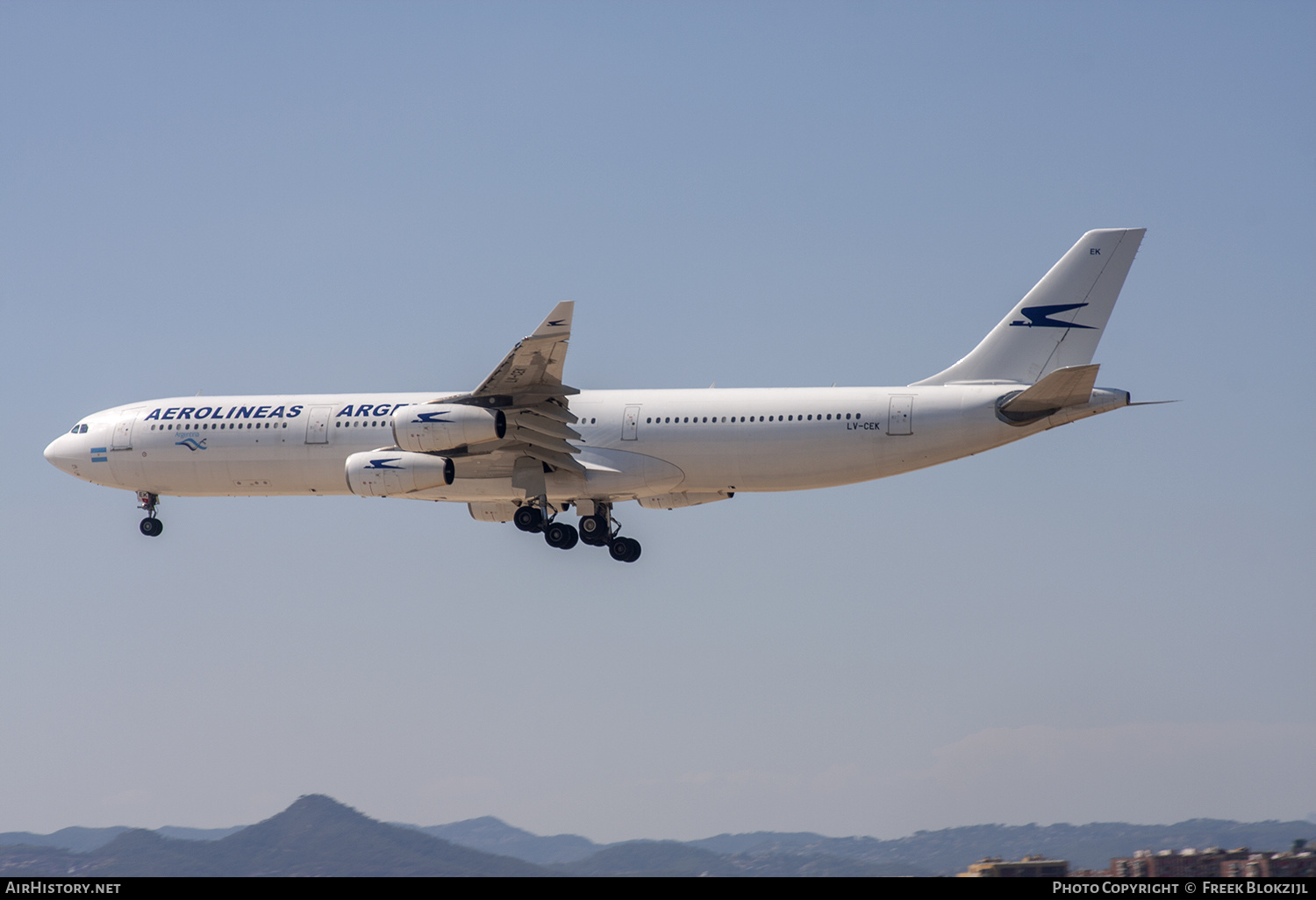 Aircraft Photo of LV-CEK | Airbus A340-312 | Aerolíneas Argentinas | AirHistory.net #574347