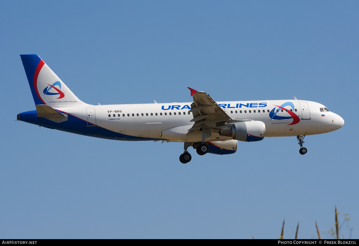 Aircraft Photo of VP-BBQ | Airbus A320-214 | Ural Airlines | AirHistory.net #574353