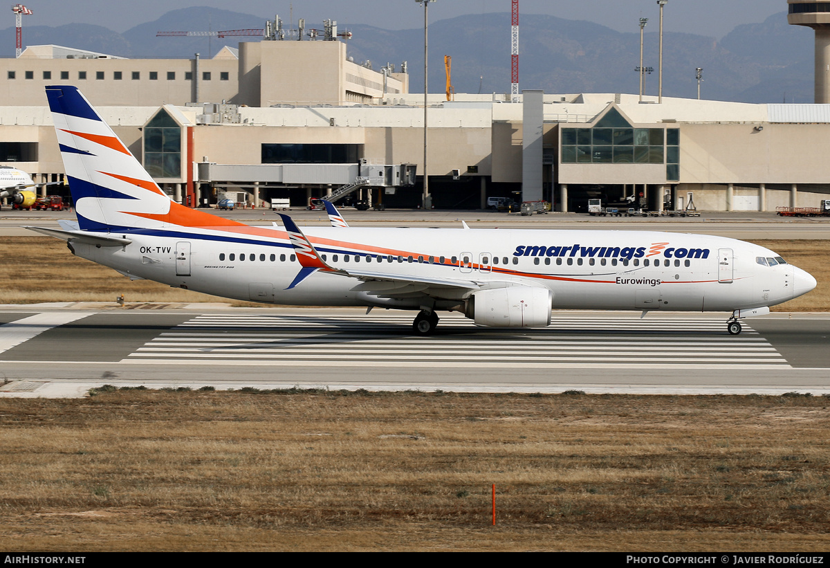 Aircraft Photo of OK-TVV | Boeing 737-86N | Smartwings | AirHistory.net #574369