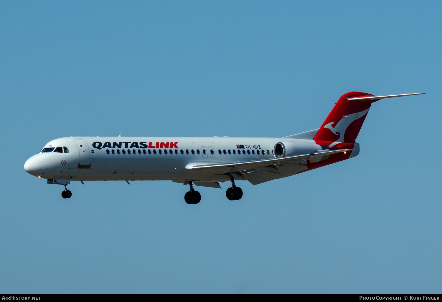 Aircraft Photo of VH-NHZ | Fokker 100 (F28-0100) | QantasLink | AirHistory.net #574371