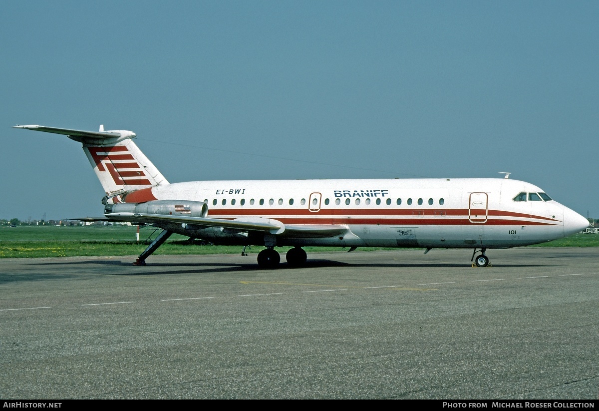 Aircraft Photo of EI-BWI | BAC 111-201AC One-Eleven | Braniff | AirHistory.net #574372