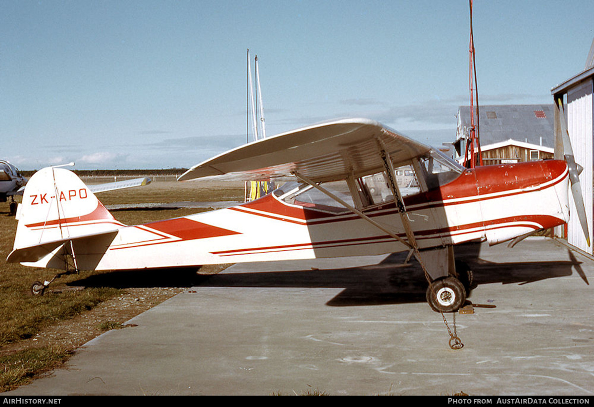 Aircraft Photo of ZK-APO | Auster J-1B Aiglet | AirHistory.net #574377