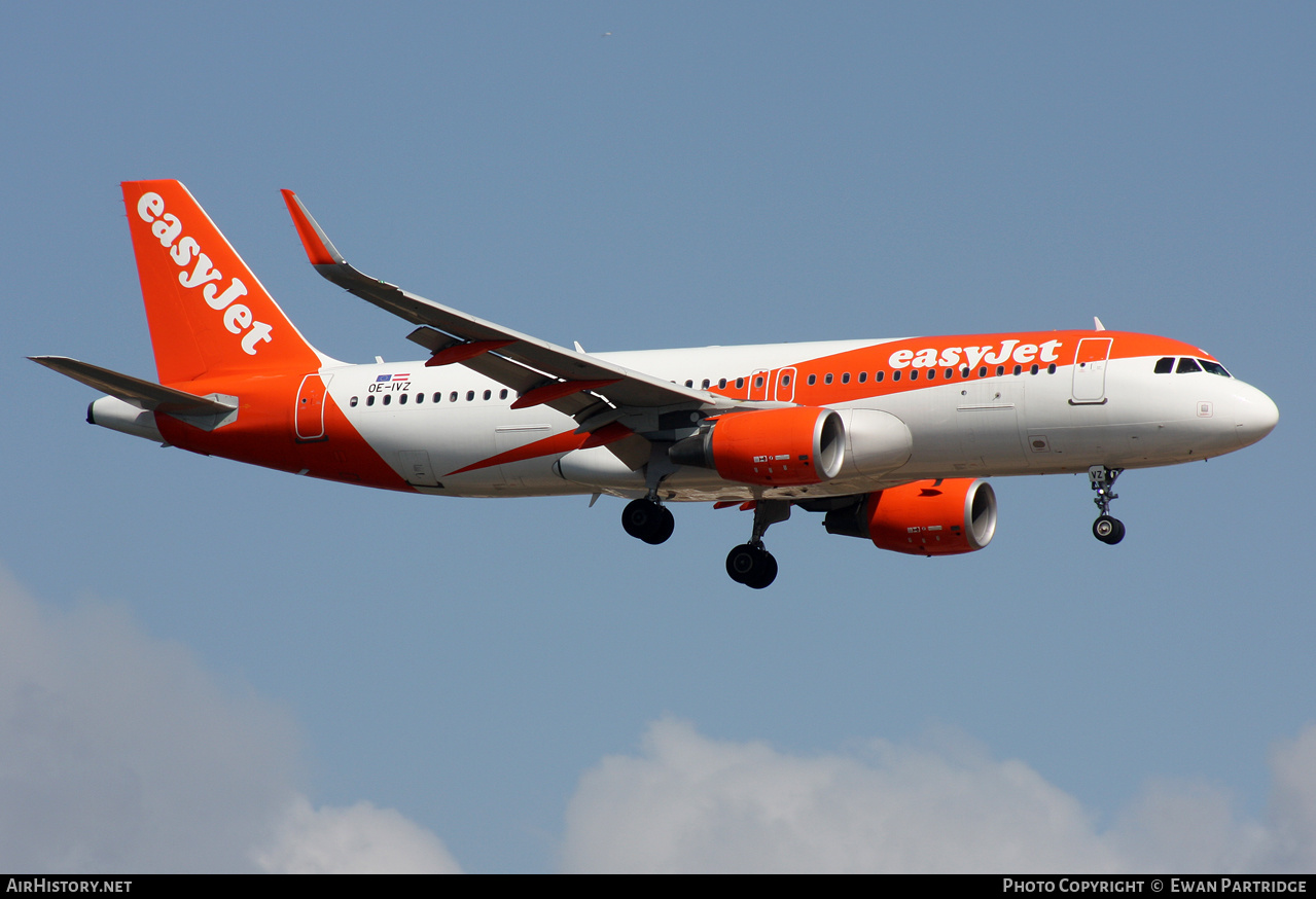 Aircraft Photo of OE-IVZ | Airbus A320-214 | EasyJet | AirHistory.net #574414