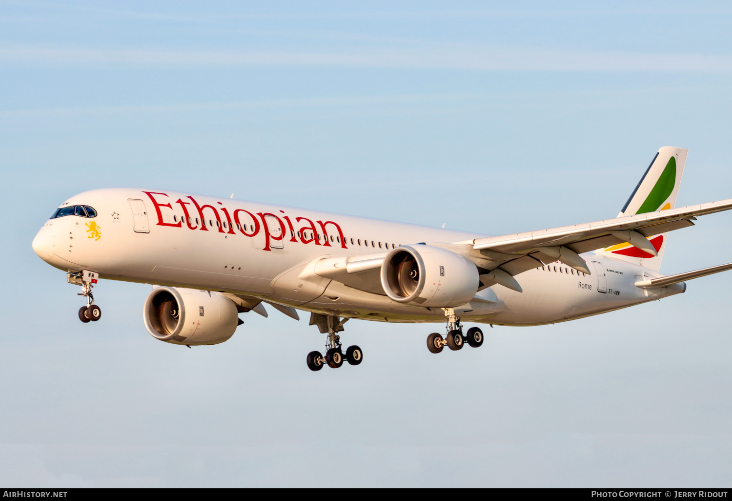 Aircraft Photo of ET-AWM | Airbus A350-941 | Ethiopian Airlines | AirHistory.net #574421