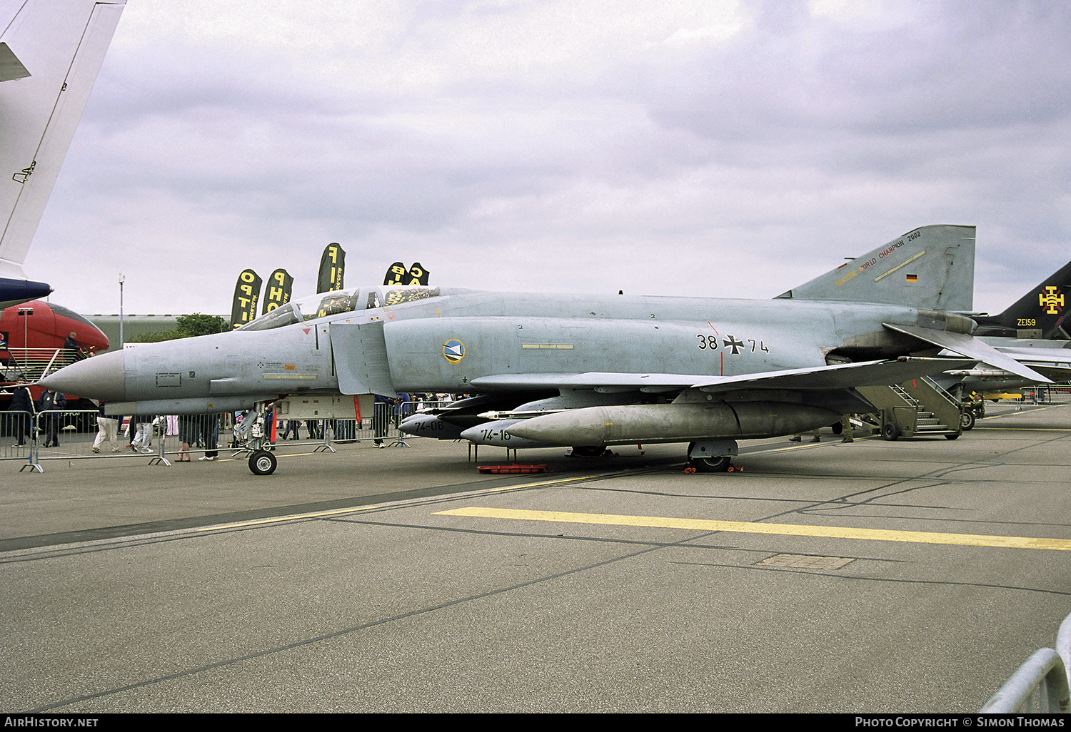 Aircraft Photo of 3874 | McDonnell Douglas F-4F Phantom II | Germany - Air Force | AirHistory.net #574459