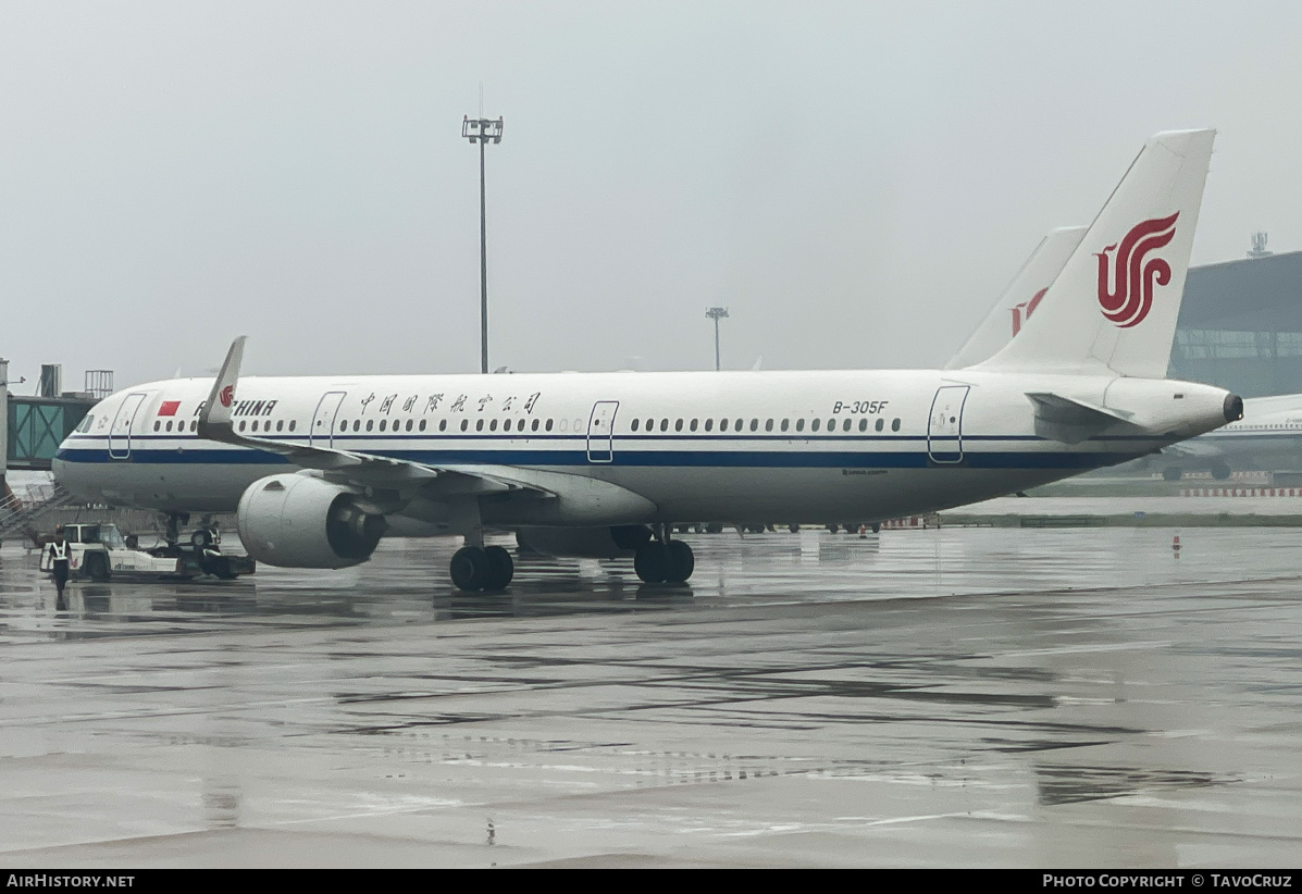 Aircraft Photo of B-305F | Airbus A321-271N | Air China | AirHistory.net #574495