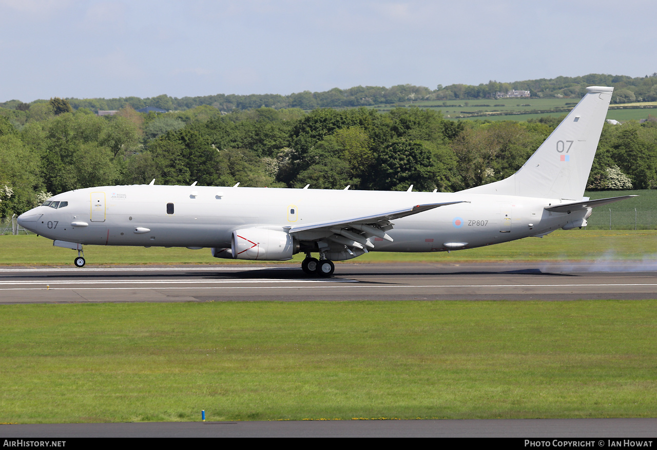 Aircraft Photo of ZP807 | Boeing P-8A Poseidon MRA1 | UK - Air Force | AirHistory.net #574501
