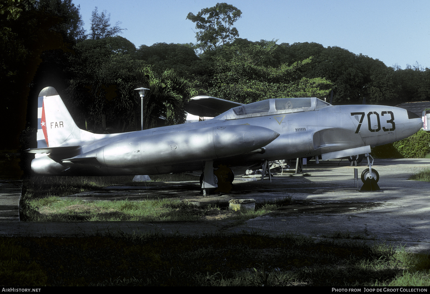 Aircraft Photo of 703 | Lockheed T-33A | Cuba - Air Force | AirHistory.net #574539