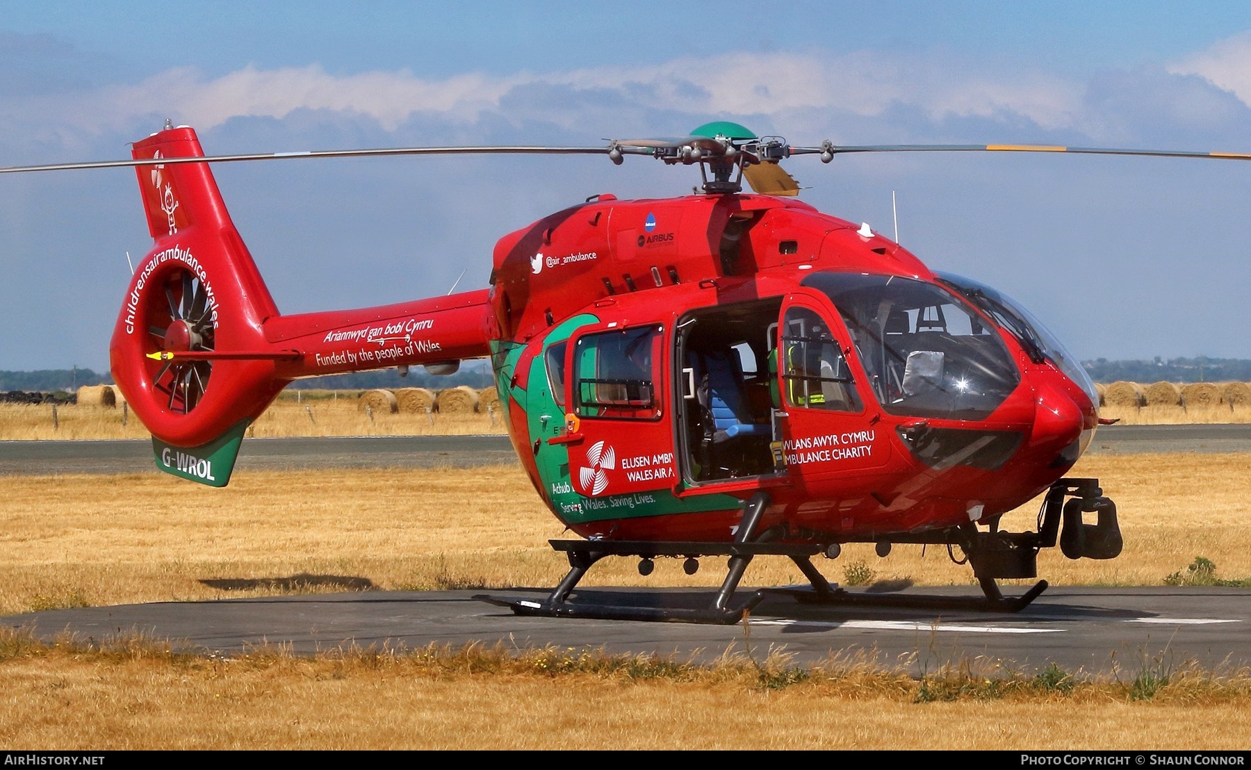 Aircraft Photo of G-WROL | Airbus Helicopters EC-145 (BK-117 D-2) | Wales Air Ambulance | AirHistory.net #574552